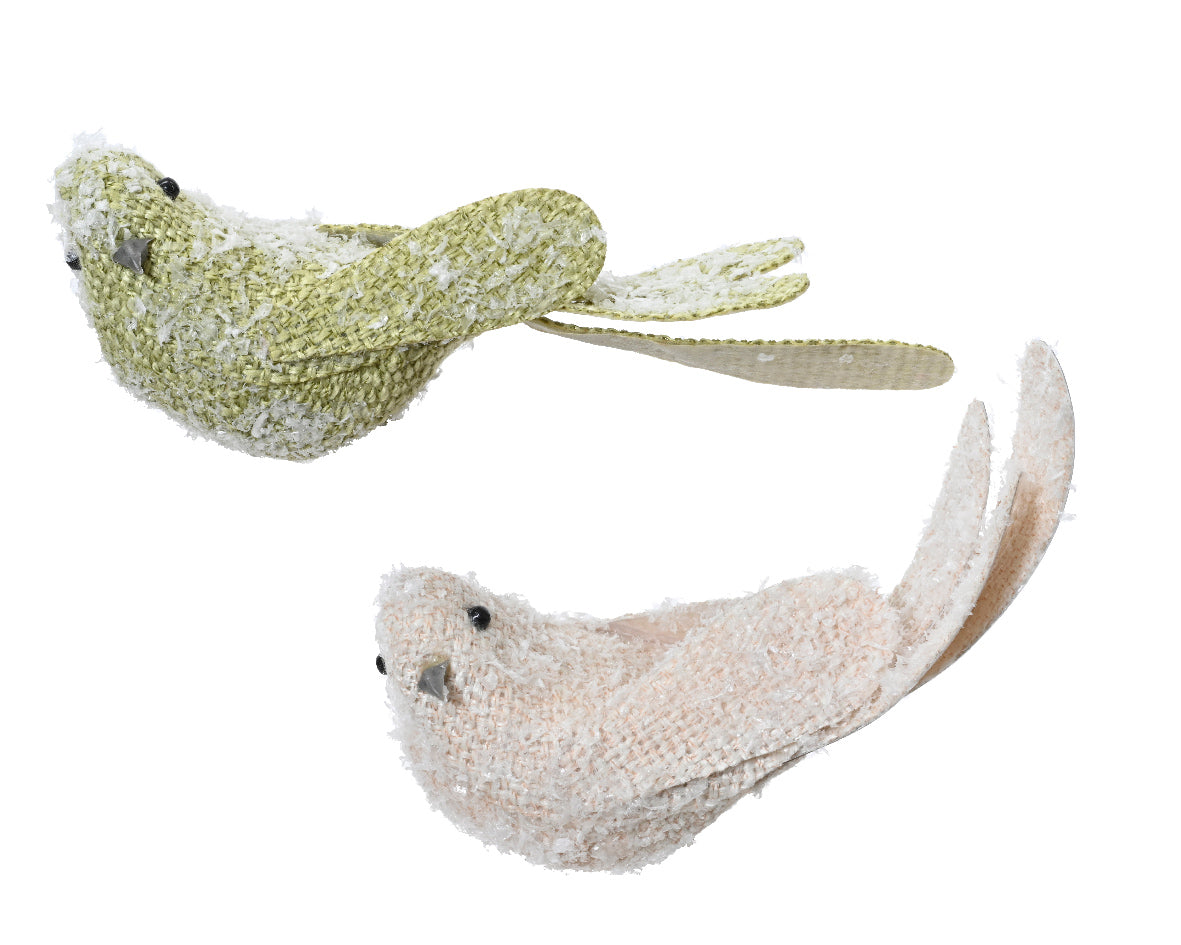 Addobbo natalizio uccellino innevato 1 pezzo, 2 colorazioni Kaemingk Addobbo natalizio uccellino innevato 1 pezzo, 2 colorazioni Kaemingk